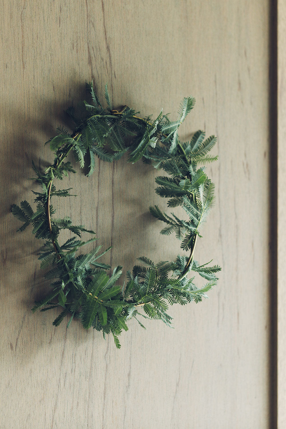 fog linen work - BRASS CIRCLE (L)