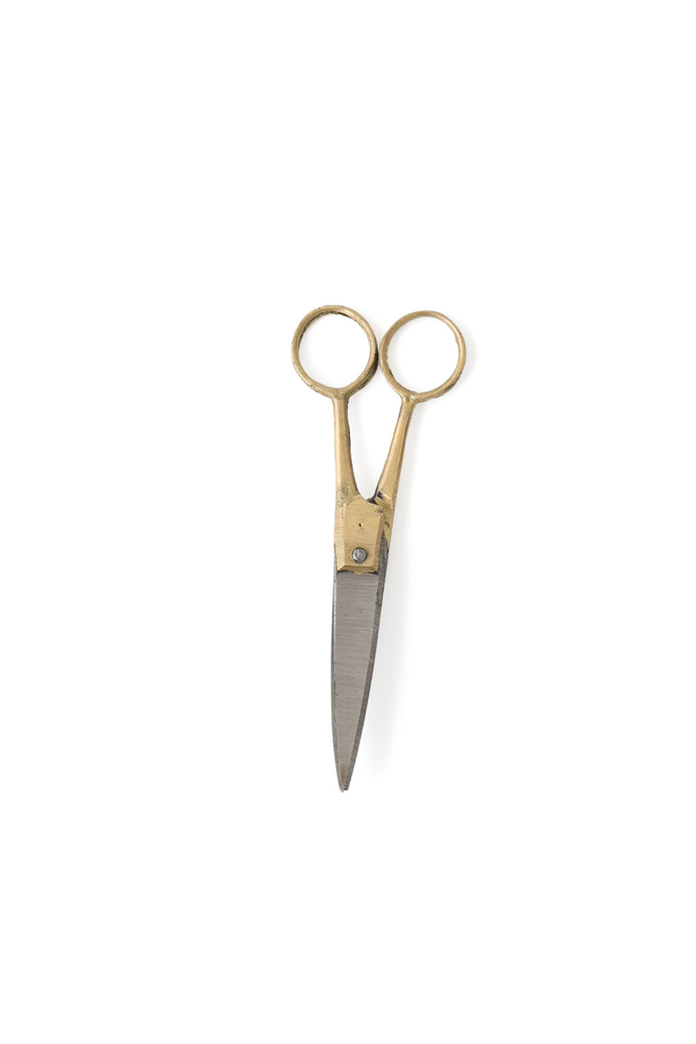 fog linen work - BRASS HANDLE SCISSORS (S)