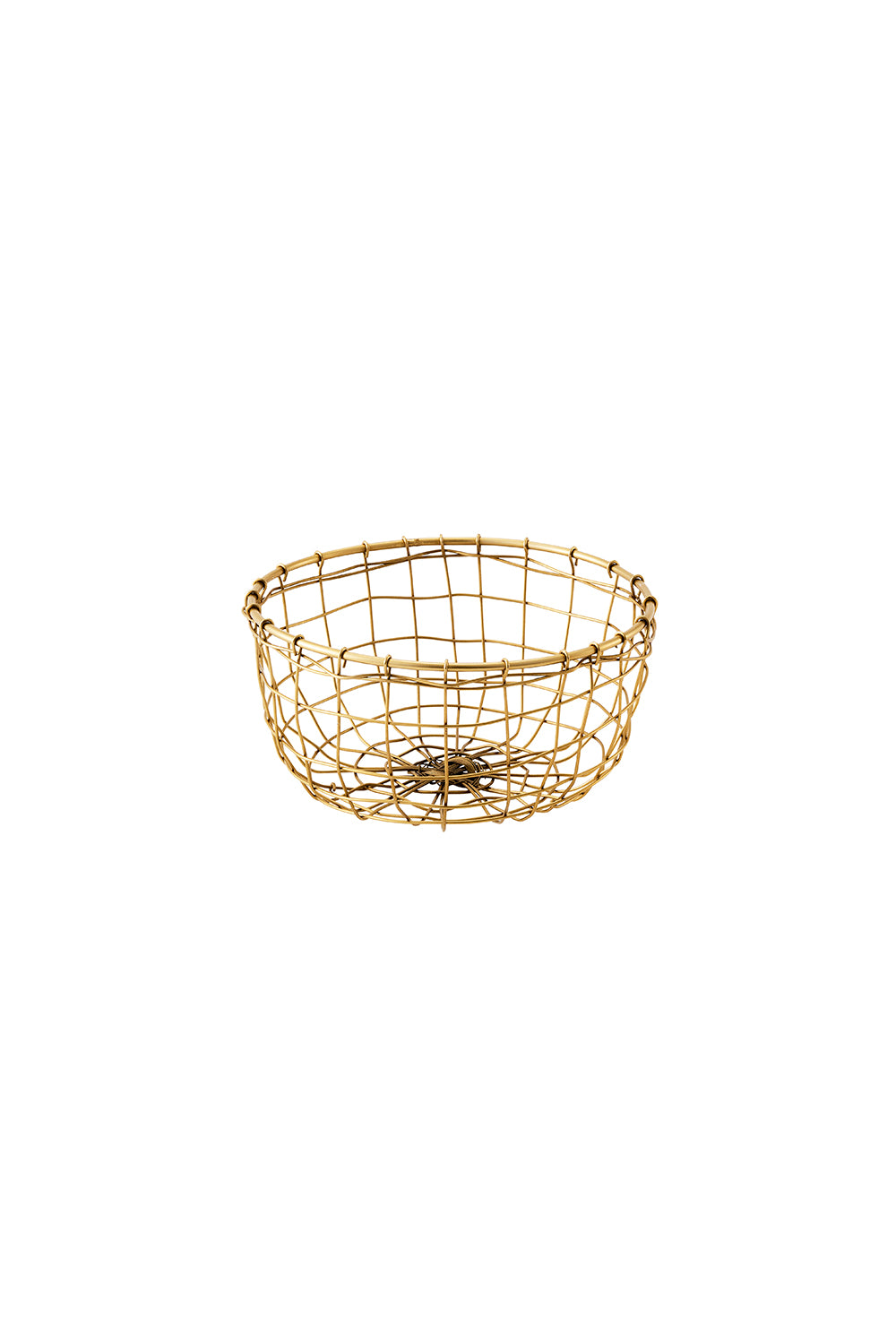 IRON WIRE BASKET ROUND SHALLOW (S)