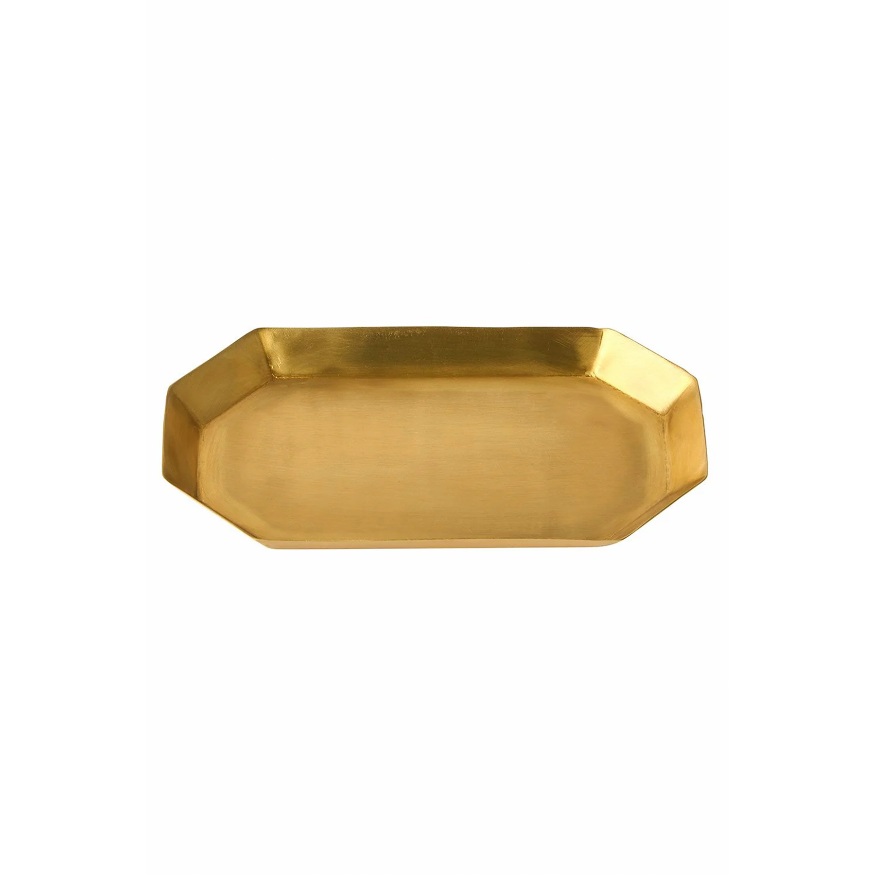 BRASS PLATE LONG OCTAGONAL (M)