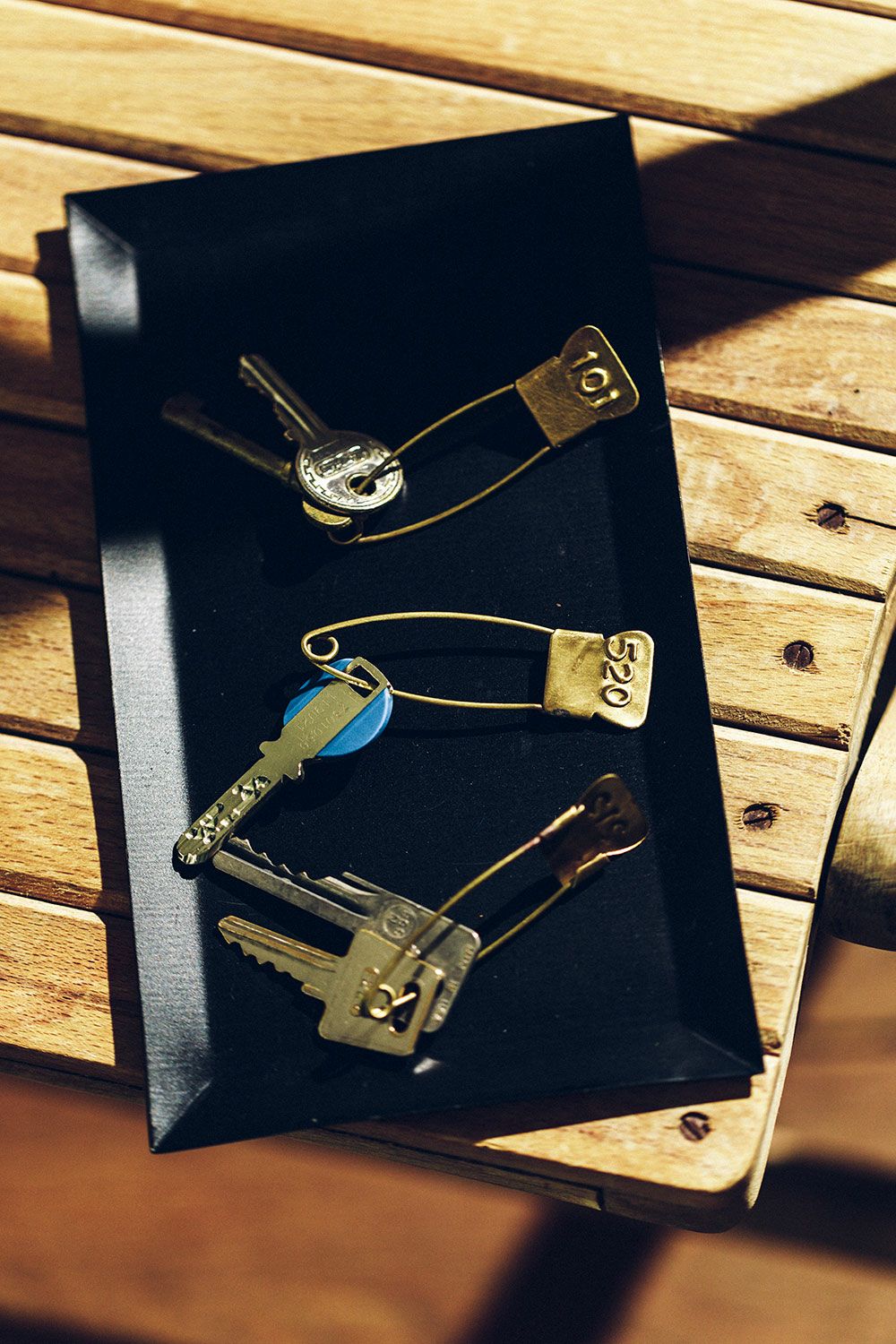 fog linen work - BRASS NUMBER PIN (Set of 5)