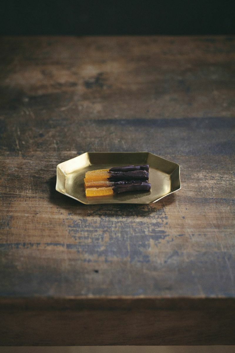 BRASS PLATE LONG OCTAGONAL (S)