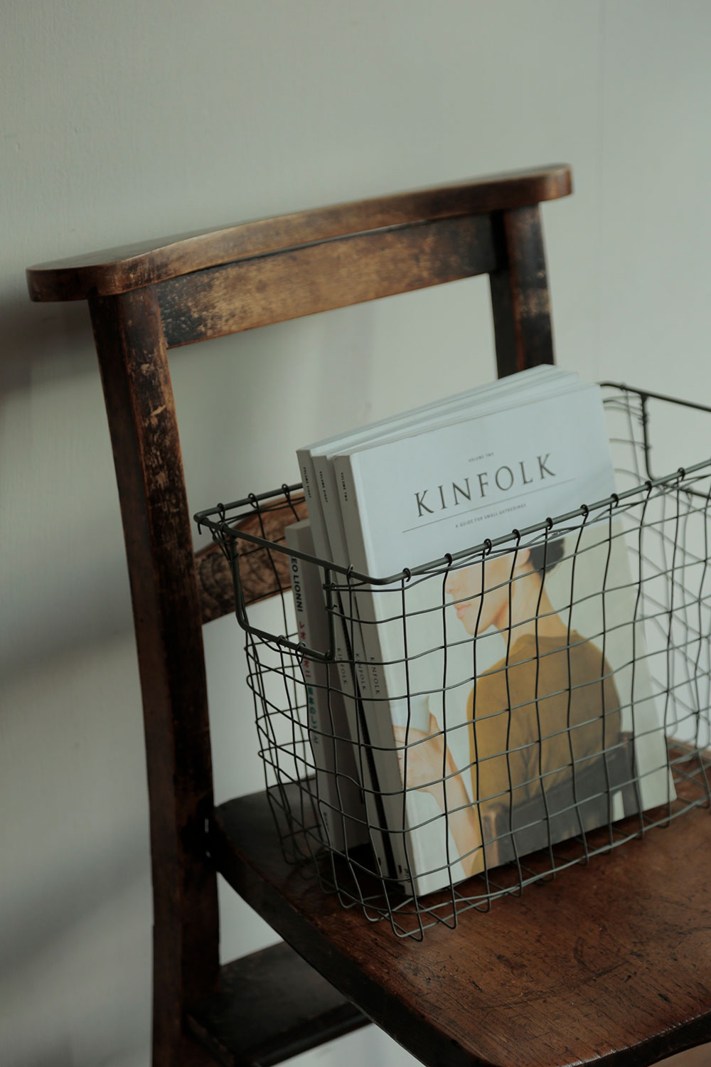fog linen work - MAGAZINE BASKET
