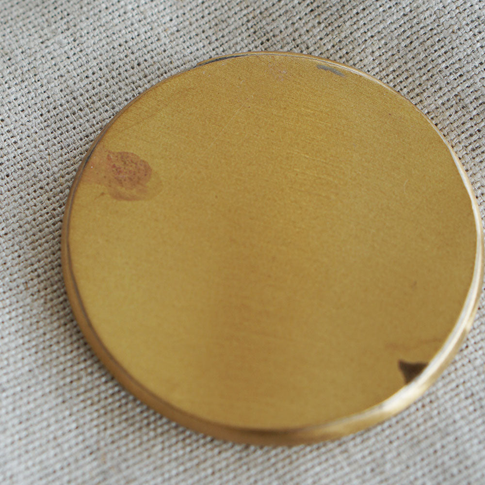 BRASS FRAMED MIRROR (S) ROUND