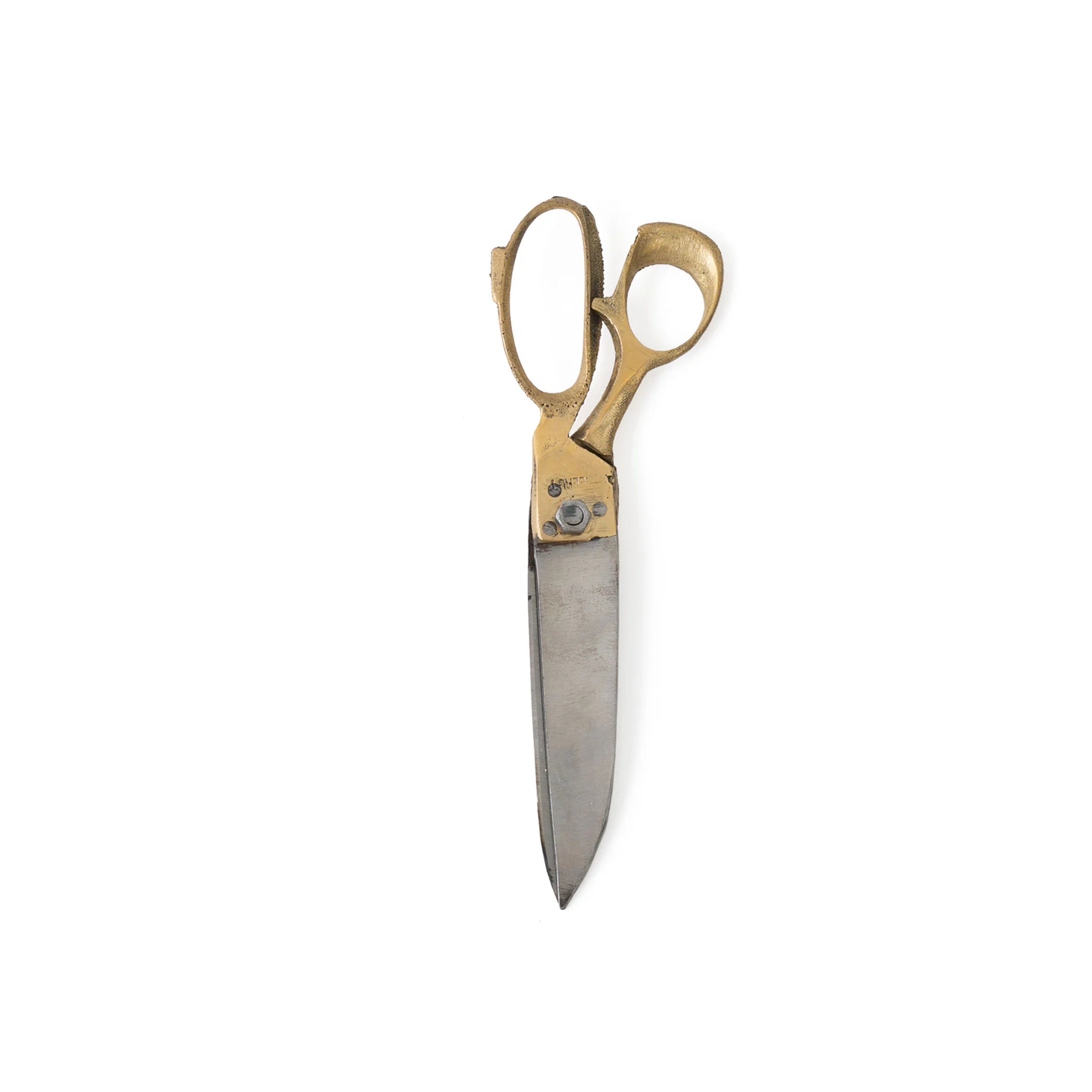 fog linen work - BRASS HANDLE SCISSORS (L)