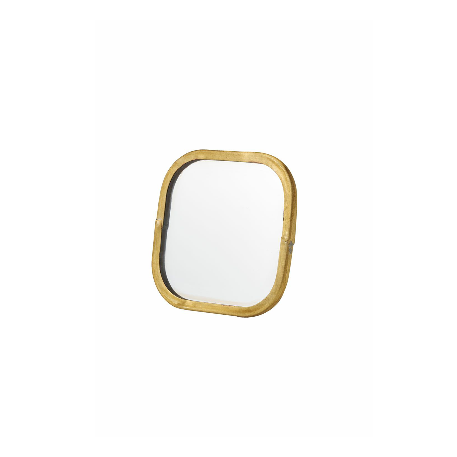 BRASS FRAMED MIRROR (S) SQUARE